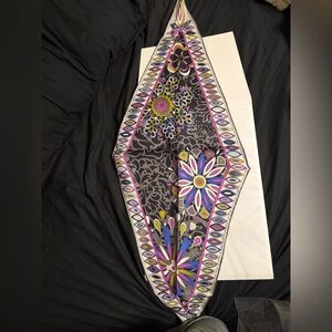Emilio Pucci Multicolor Floral Scarf